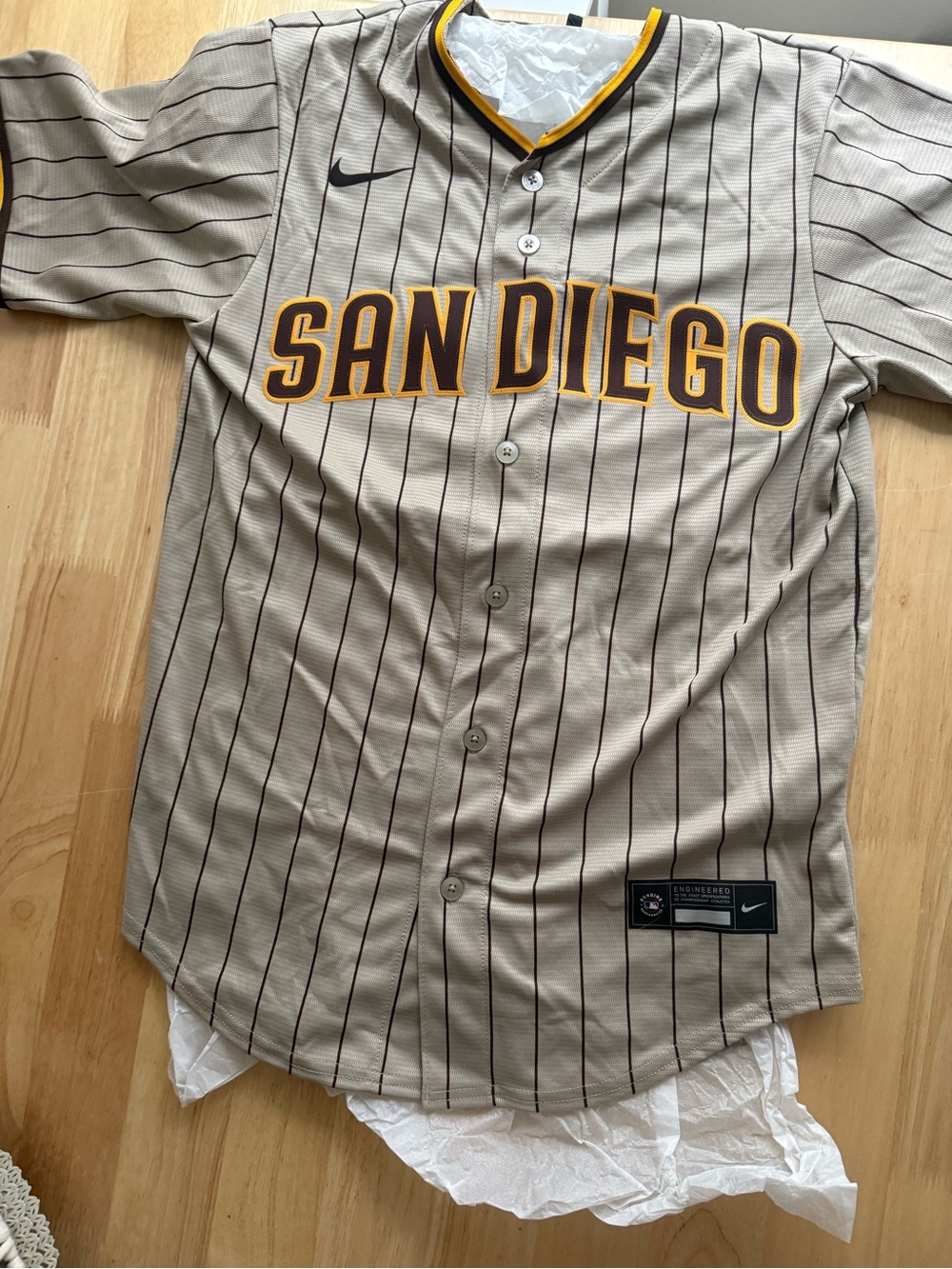 San Diego Padres Pinstripe Jersey - Manny Machado. Never even tried on!